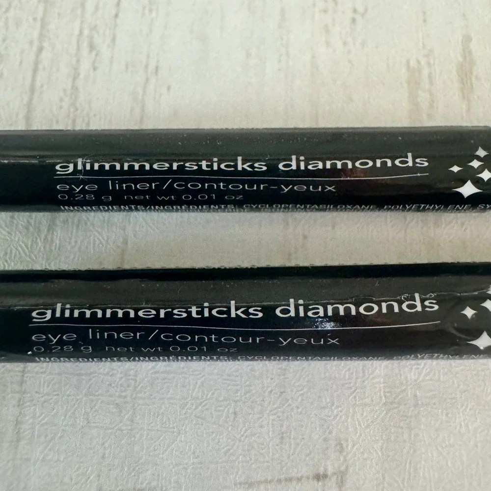 Avon Glimmersticks Diamonds Eye Liner Smoky Diamond G06 Set of 2 New Sealed